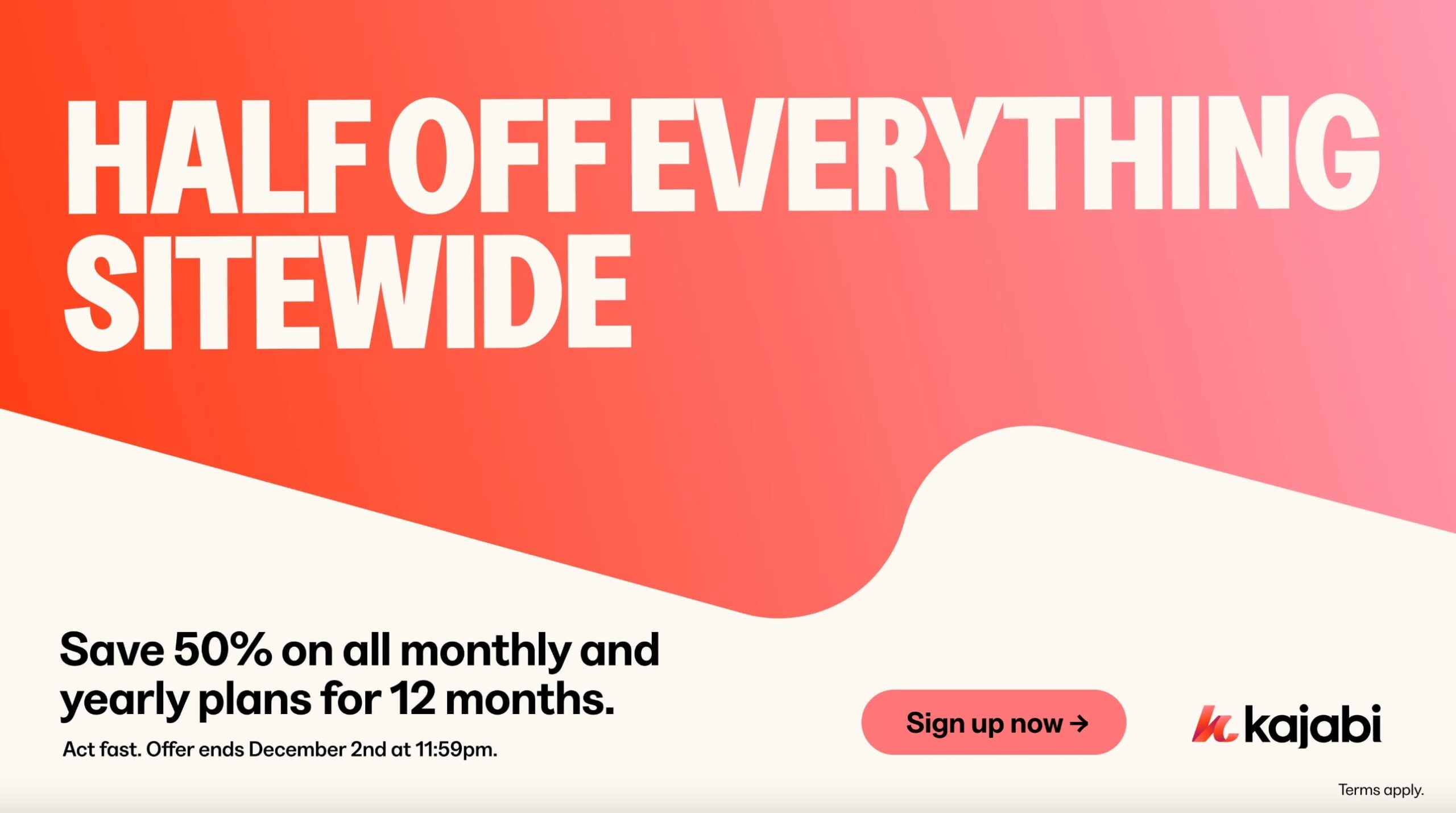 Kajabi - Black friday deal