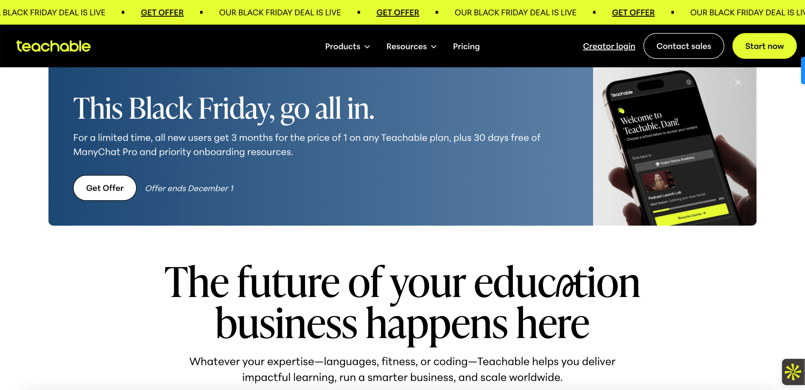 Black Friday Deals for Online Course Platforms