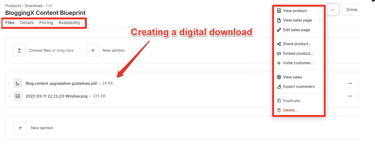 Digital Product Selling