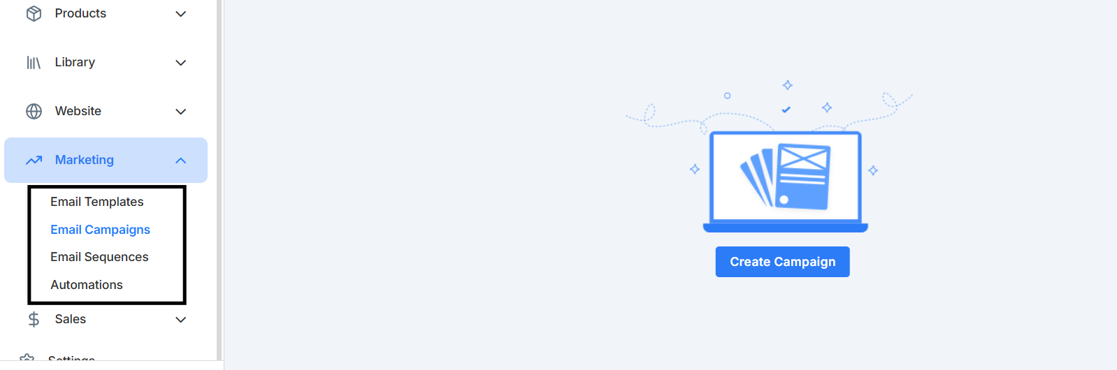 Freshlearn Built-In Marketing & Automation