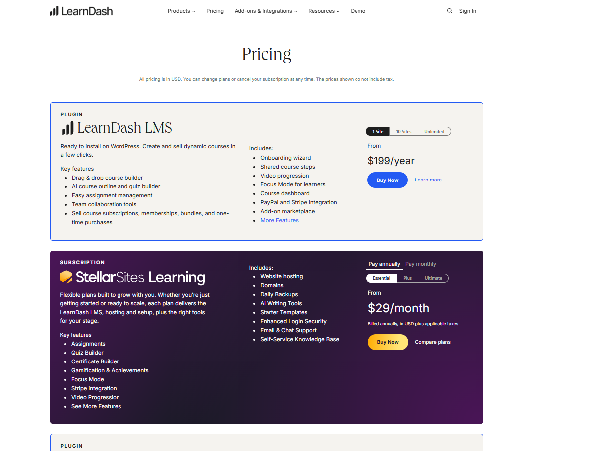 LearnDash Pricing
