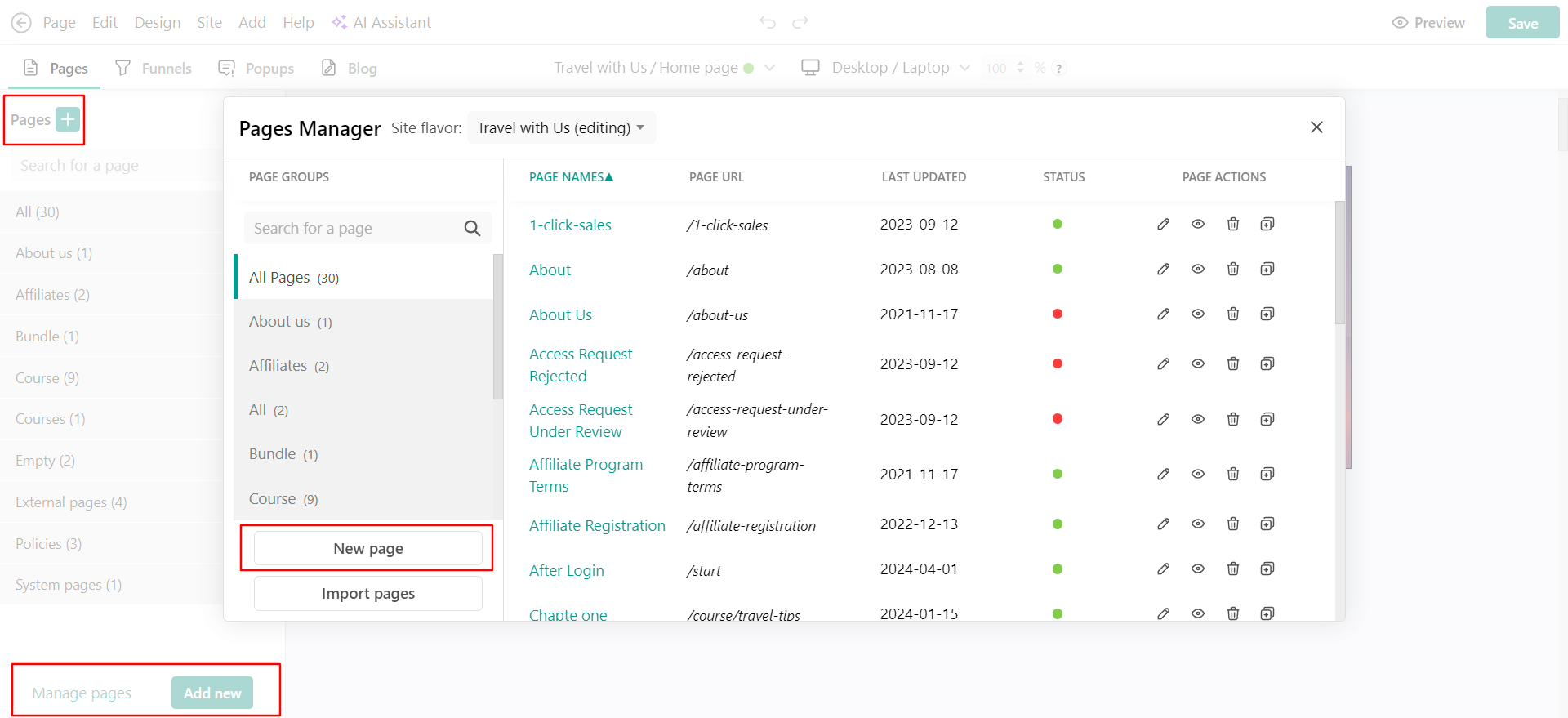 Learnworlds Website Builder & Page Customization