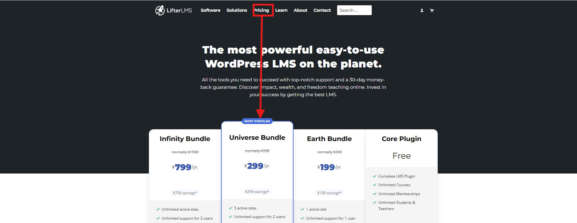 LifterLMS Pricing