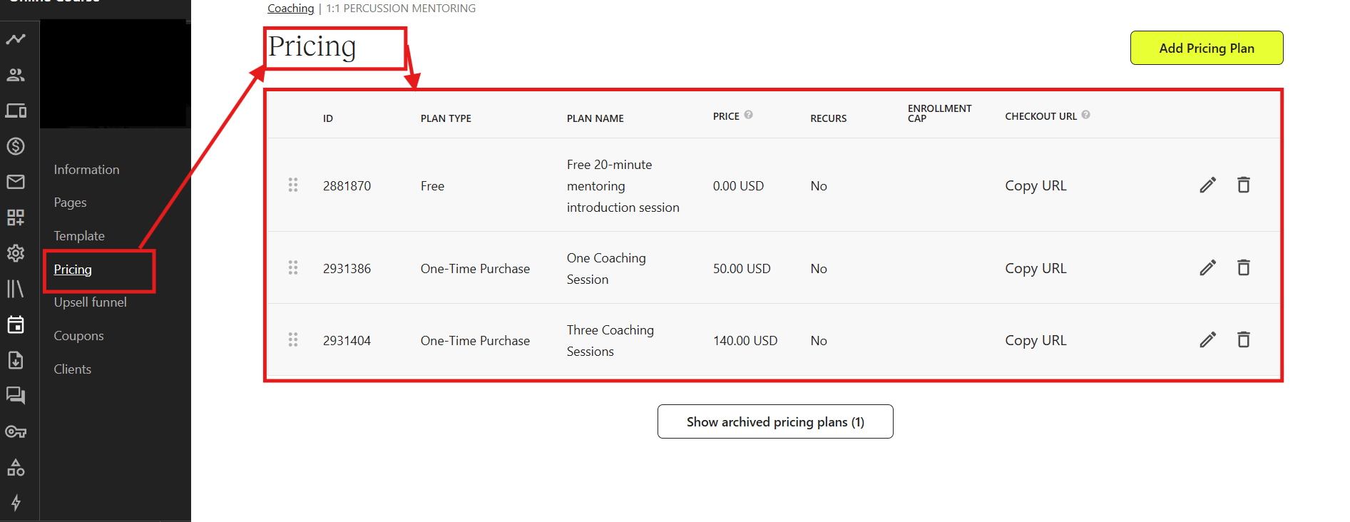 Teachable Pricing